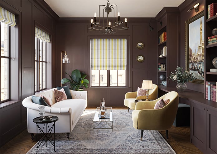 Abilene Stripe, Bighorn - Motorised Roman Blind - Image 8